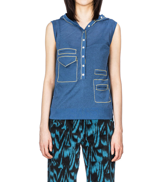 KREINER KNIT ROLLNECK DENIM BLUE