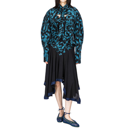 ISTRIAN JACKET SAPPHIRE BLUE/BLACK