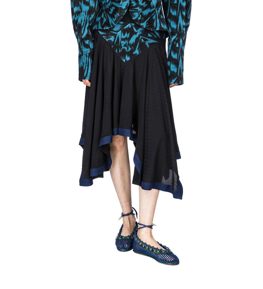 KLAPHECK SKIRT NIGHT BLACK