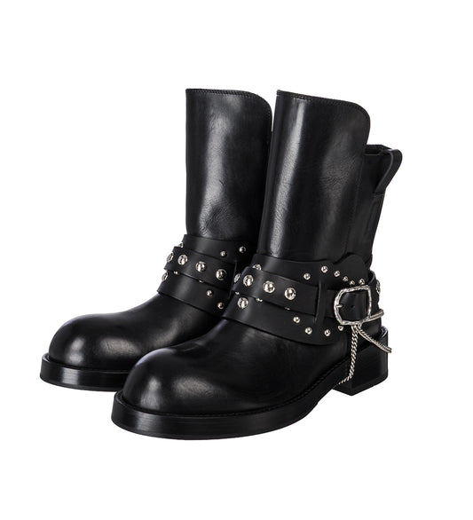 BOA SHORT RIDING BOOTS BLACK