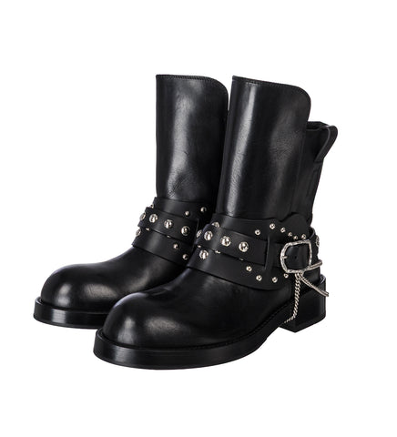 BOA SHORT RIDING BOOTS BLACK