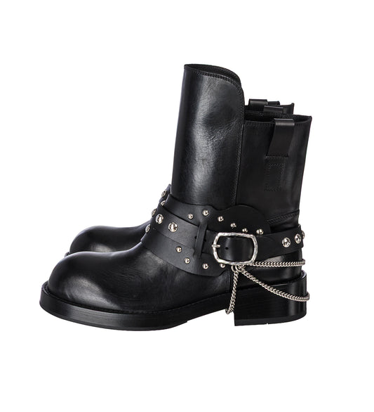 BOA SHORT RIDING BOOTS BLACK