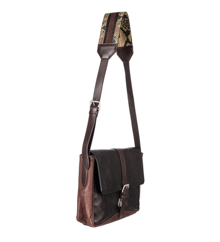 LEATHER CROSSBODY BAG BLACK