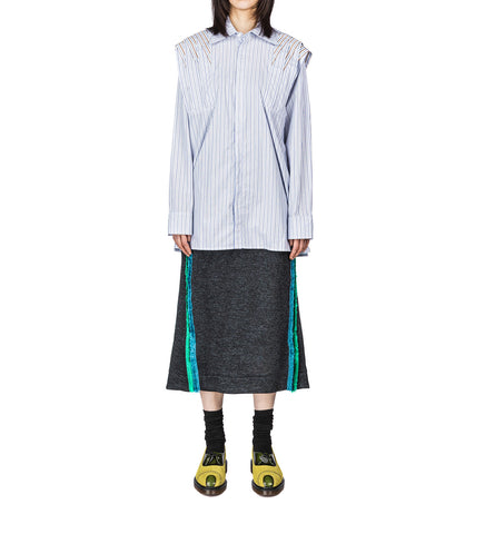 PLATH SKIRT ABYSS BLACK