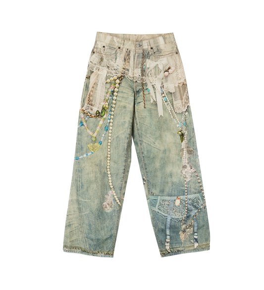 1981 U TLO GOTH CUTE WHITE/GREEN