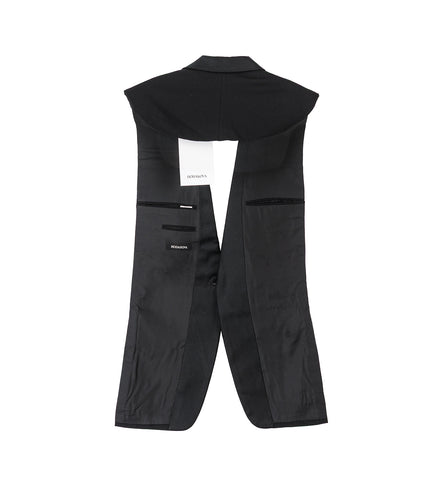 SUIT JACKET SCARF BLACK