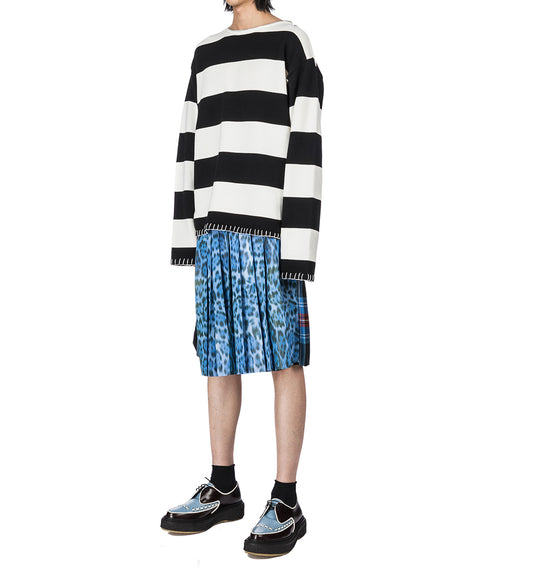 BELTED BIG HERT PANT BLACK