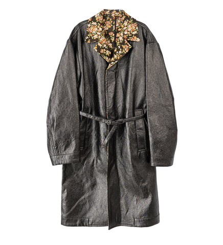 RANDY COATED COAT BLACK