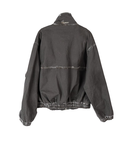 BARRAU DISTRESSED JACKET GREY