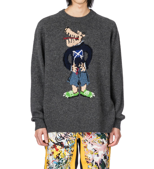 SCOTS WOLF JUMPER GREY