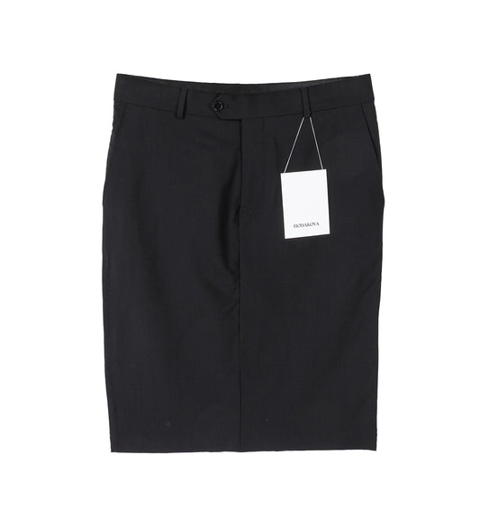 MIDI SUIT PANTS SKIRT APRON BLACK