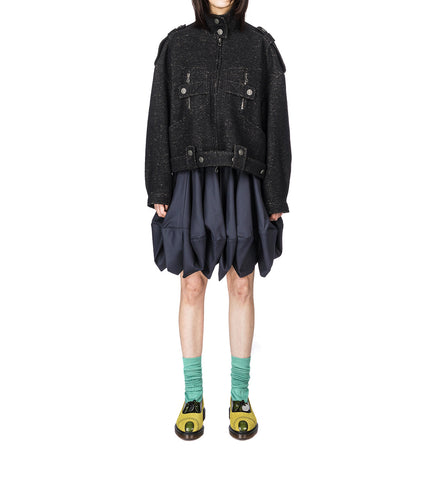 KIKO KOSTADINOV X THE DANTE COLLECTION DANTE WORKWEAR JACKET SPECKLED BLACK