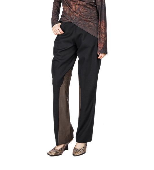 KIKO KOSTADINOV X THE DANTE COLLECTION DANTE RIDING TROUSERS BLACK/CEDAR