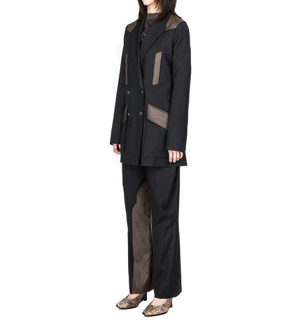 KIKO KOSTADINOV X THE DANTE COLLECTION DANTE RIDING TROUSERS BLACK/CEDAR