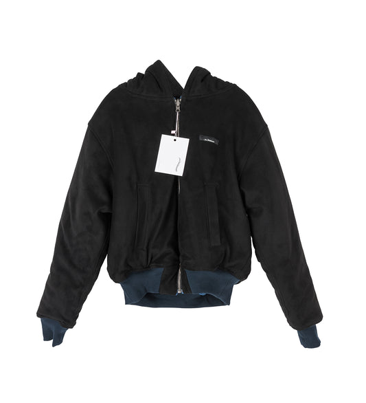 BALLOON BOMBER JACKET BLUE/BLACK