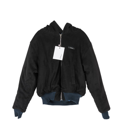 BALLOON BOMBER JACKET BLUE/BLACK