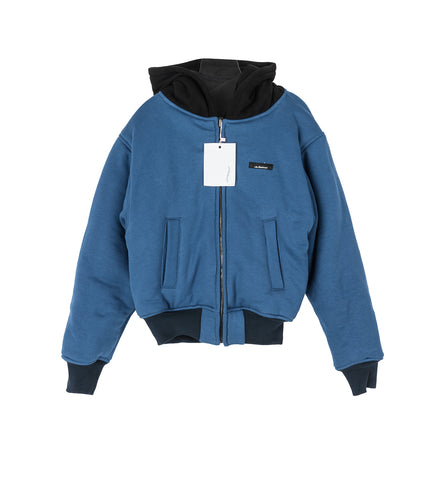 BALLOON BOMBER JACKET BLUE/BLACK