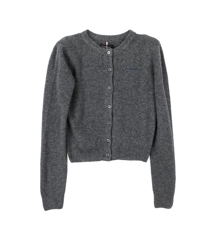 SHOULDER CARDIGAN GRAY