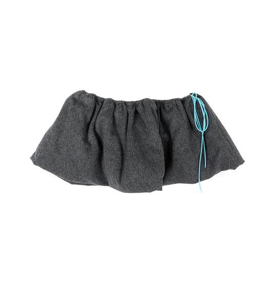 PUFF SKIRT GRAY