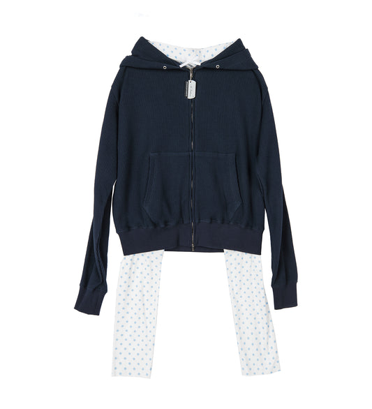 HOODIE SKIRT NAVY