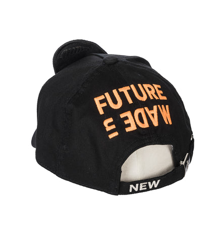 WE COME IN PEACE CAP BLACK
