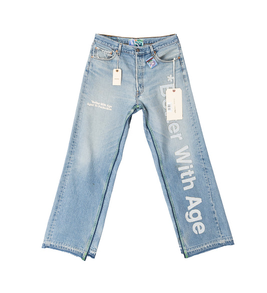IN CASE YOU FORGOT DOUBLE-WIDE DENIM INDIGO