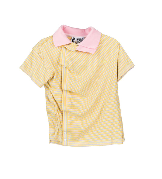 OVERSIZED DOUBLE POLO YELLOW
