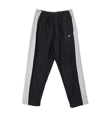 STRIPED SWEATPANTS BLACK