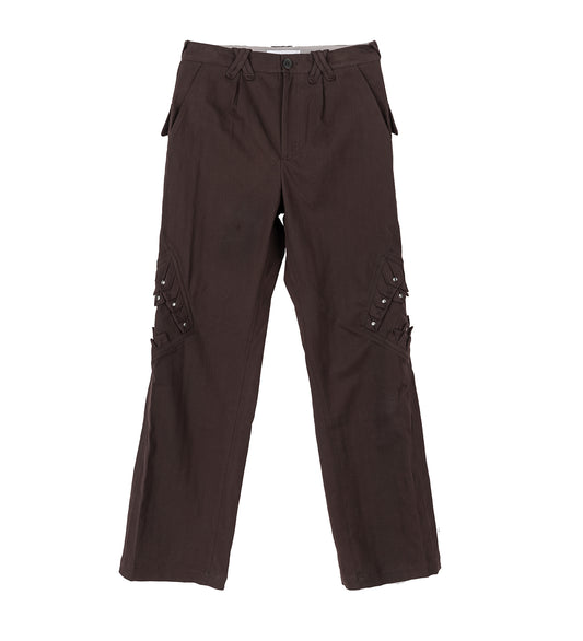 ESTIKE TROUSER WOOD BROWN