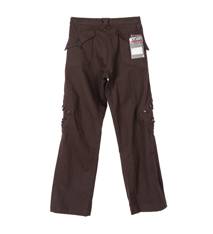 ESTIKE TROUSER WOOD BROWN