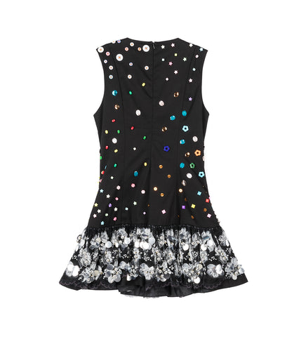 SKYHAWK BEADED DRESS MULTI