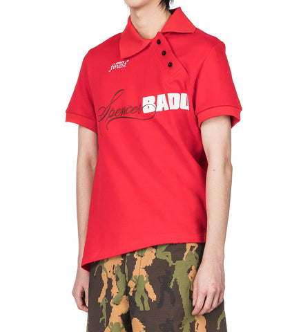TWISTED POLO JERSEY RED