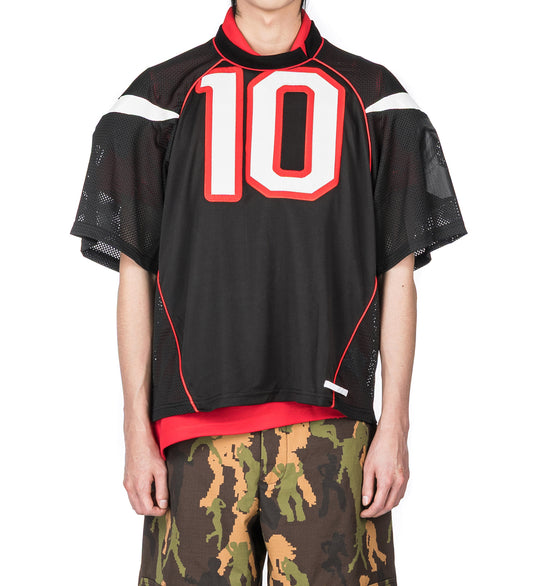 MESH JERSEY BLACK