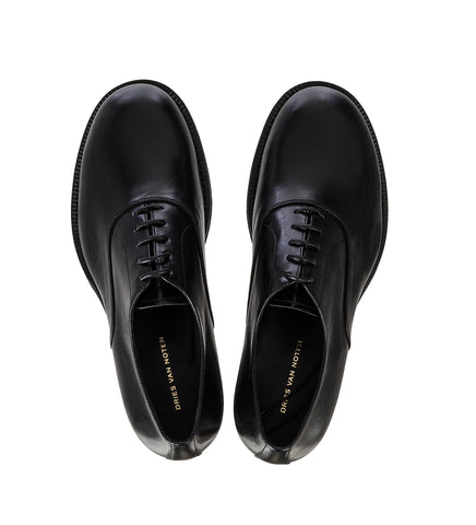 LACE UP SHOES BLACK