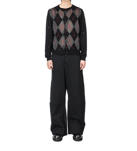 KNIT CARDIGAN BLACK