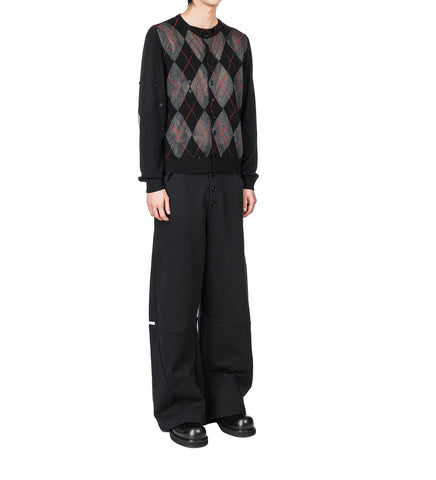KNIT CARDIGAN BLACK