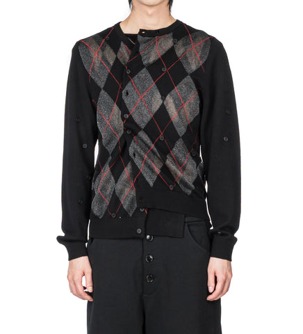 KNIT CARDIGAN BLACK