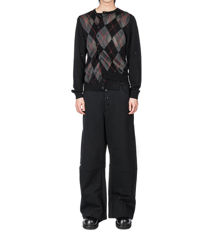 KNIT CARDIGAN BLACK
