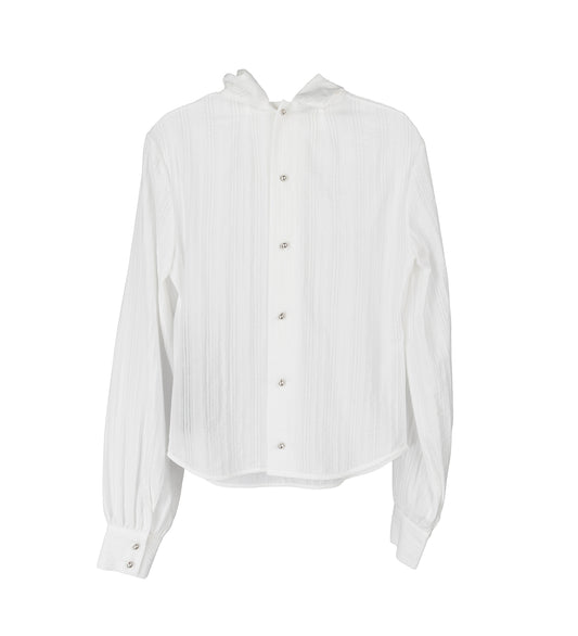 LEANNE FOLDED FRONT TOP NATURAL WHITE