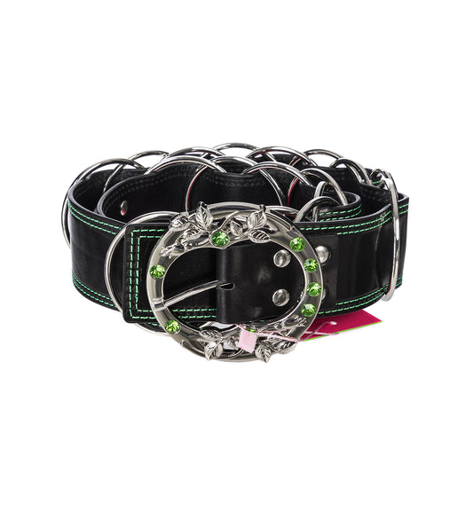 RING TROUSER BELT BLACK