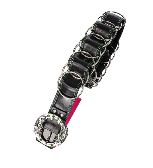 RING TROUSER BELT BLACK