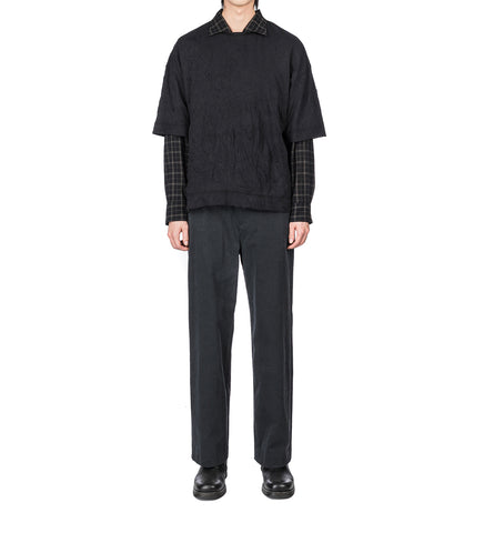 TOTTI CRINKLED T-SHIRT BLACK