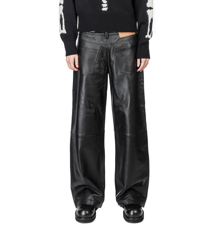 BACKWARDS TROUSERS BLACK