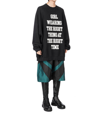 OVERSIZED SWEATSHIRT BLACK