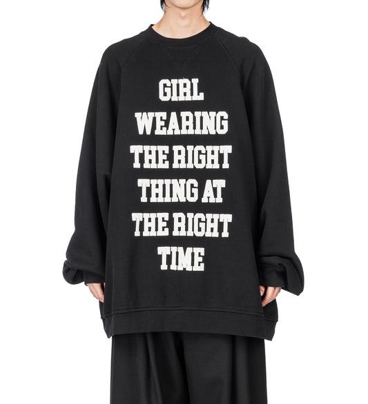OVERSIZED SWEATSHIRT BLACK