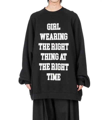 OVERSIZED SWEATSHIRT BLACK