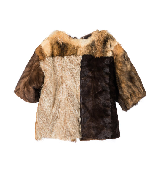TEDDY FUR TOP BROWN