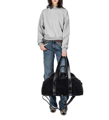 CARRIE BAG BLACK SUEDE/NAPPA