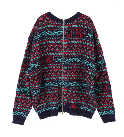 KAIR V NECK SWEATER NAVY