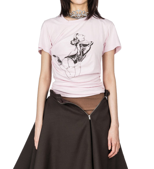 LIFTED T-SHIRT LIGHT PINK